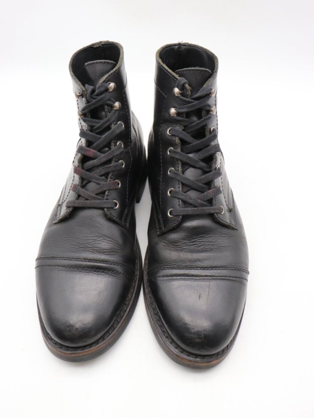 Thursday Everyday Captain Men's Size 10 Shoes Black Leather Comfort Chukka Boots - Picture 2 of 13